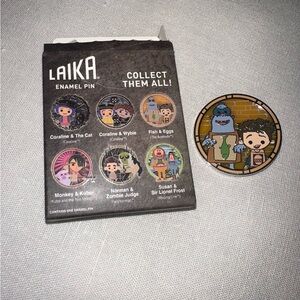 LAIKA Enamel Pin with Character Design